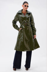Mitica Patent Trench In Olive