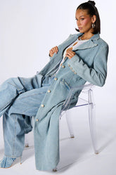 Divine Timing Denim Trench
