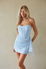 Vivian Corset Sequin Mini Dress
