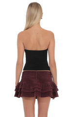 Maribel Tiered Mini Skirt