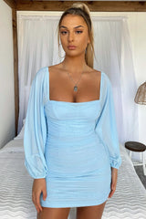 Marie Dress - Baby Blue