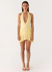 Renata Mini Dress Lemon