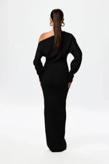 Serena Off-Shoulder Knit Dress