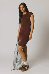 Lauren Tee Shirt Mini Dress In Berry Final Sale