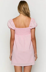 Radient Pink Mini Dress