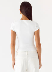 About You Top - White