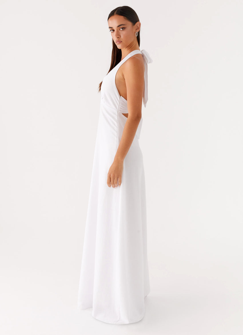 heavy linen dress Ice Blue Heavy Linen Dress Camilla