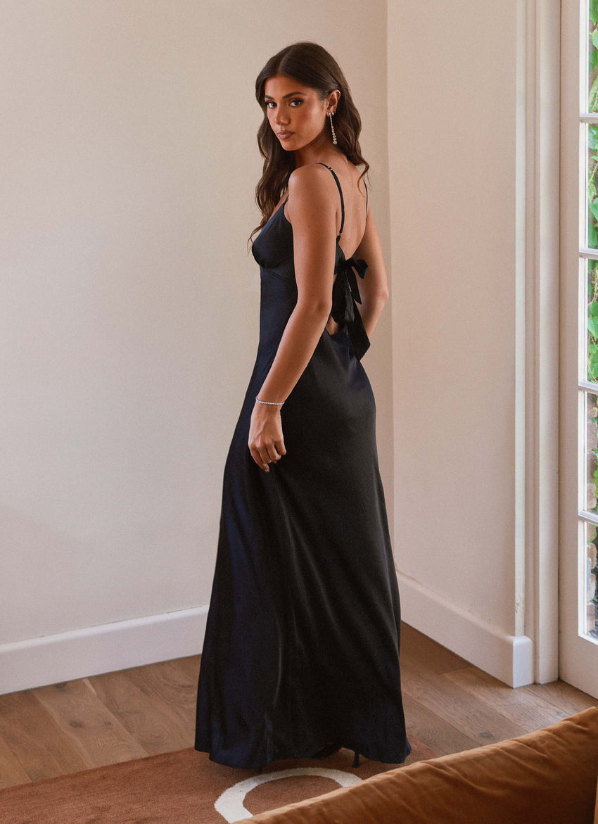 peppermayo flora satin maxi dress Rush Dress | Flora Satin Maxi Dress