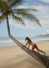 Saint Lucia Bikini Top - Orange