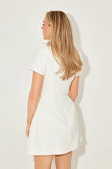Collared Volume Mini Dress