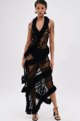 Moments In Time Crochet Maxi Dress