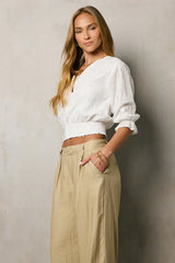 Mary Embroidered Blouse Final Sale