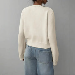 Women’S Cropped Button Cardigan – Soft Knit Layer For Everyday & Casual Wear