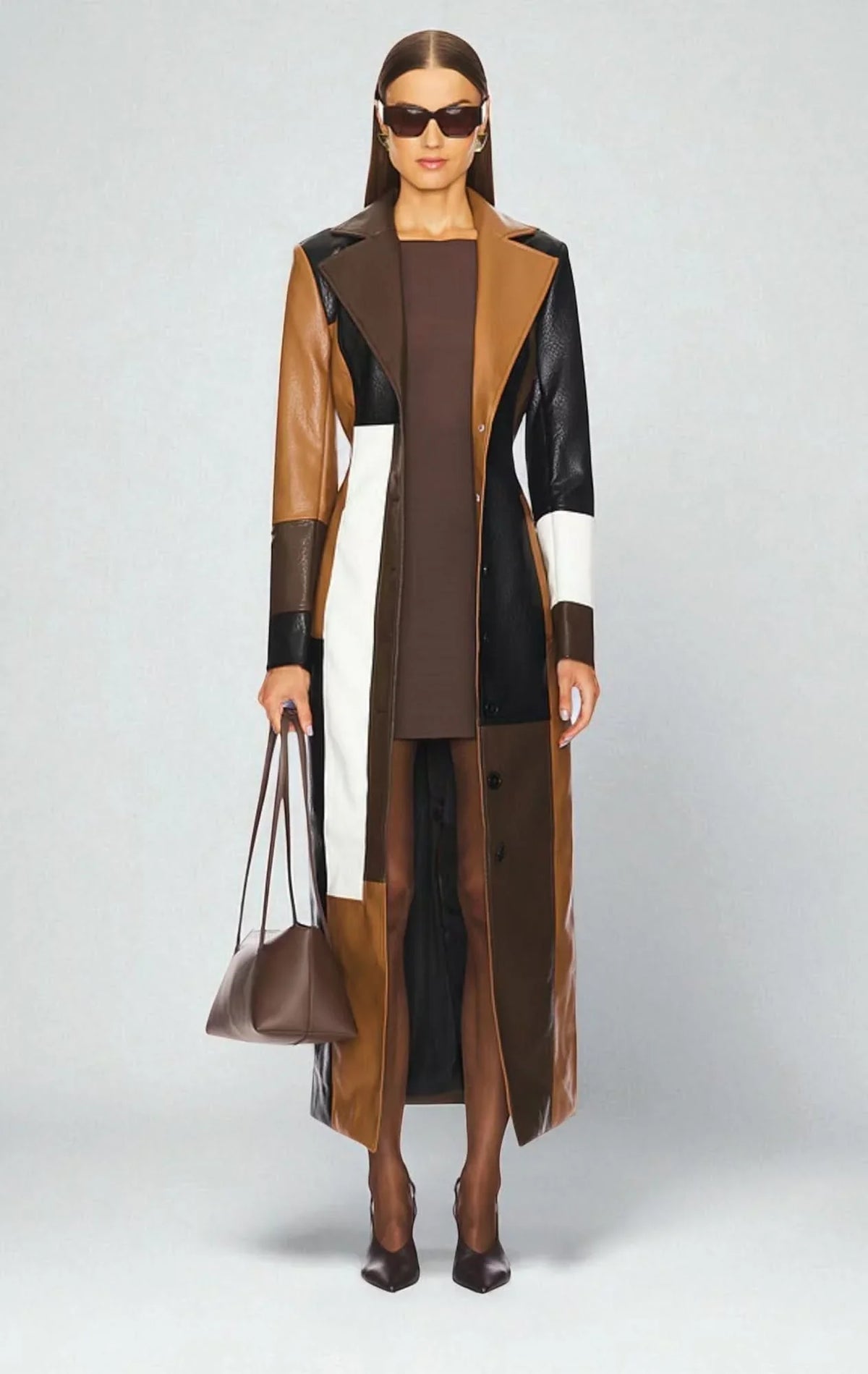 Rosaline | Leather Coat